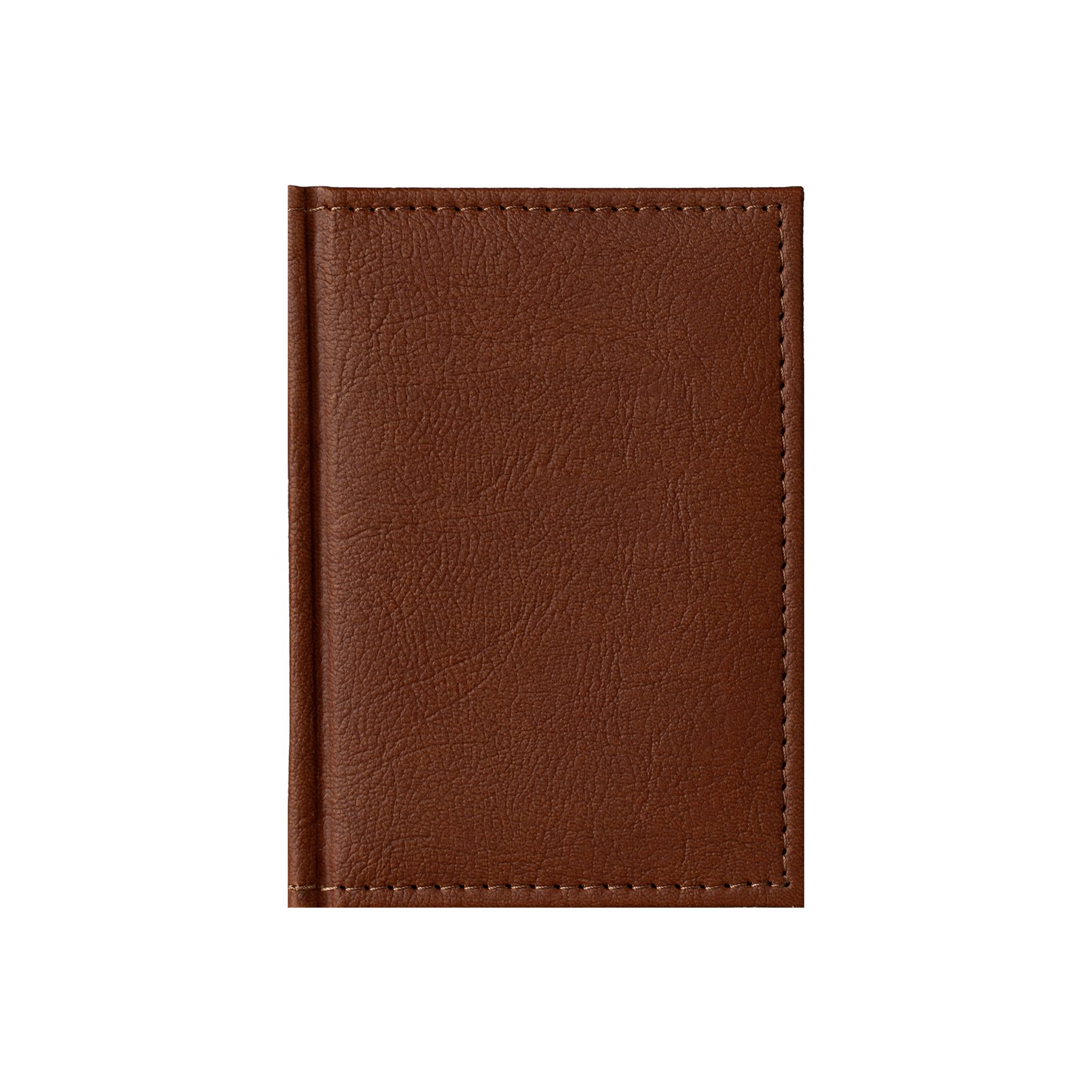 Planner Casanova, dated, 10 x 15 cm, leather cover, brown