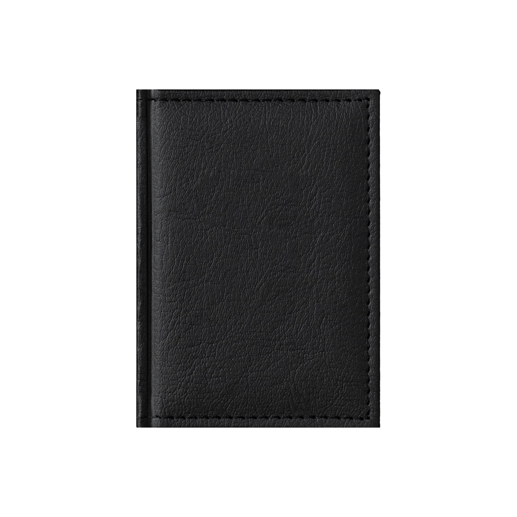 Planner Casanova, dated, 10 x 15 cm, leather cover, black