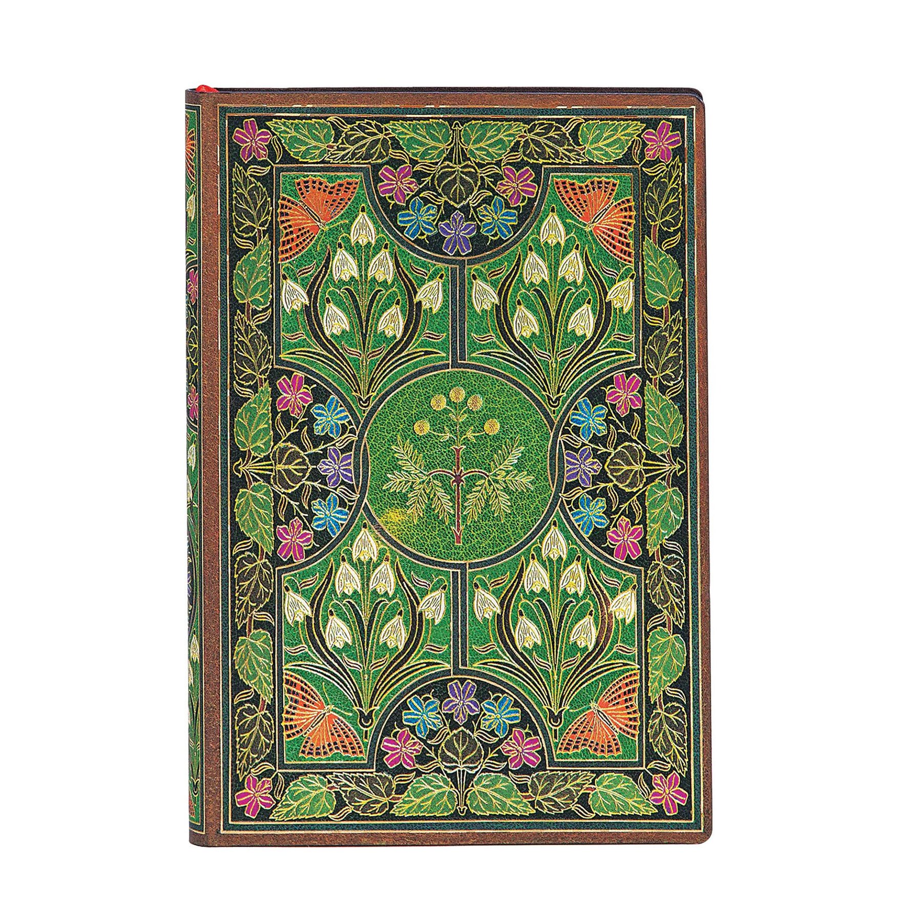 Paperblanks Notebook Poetry in Bloom, 95 x 140 mm, wide ruled, soft cover, 88 sheets