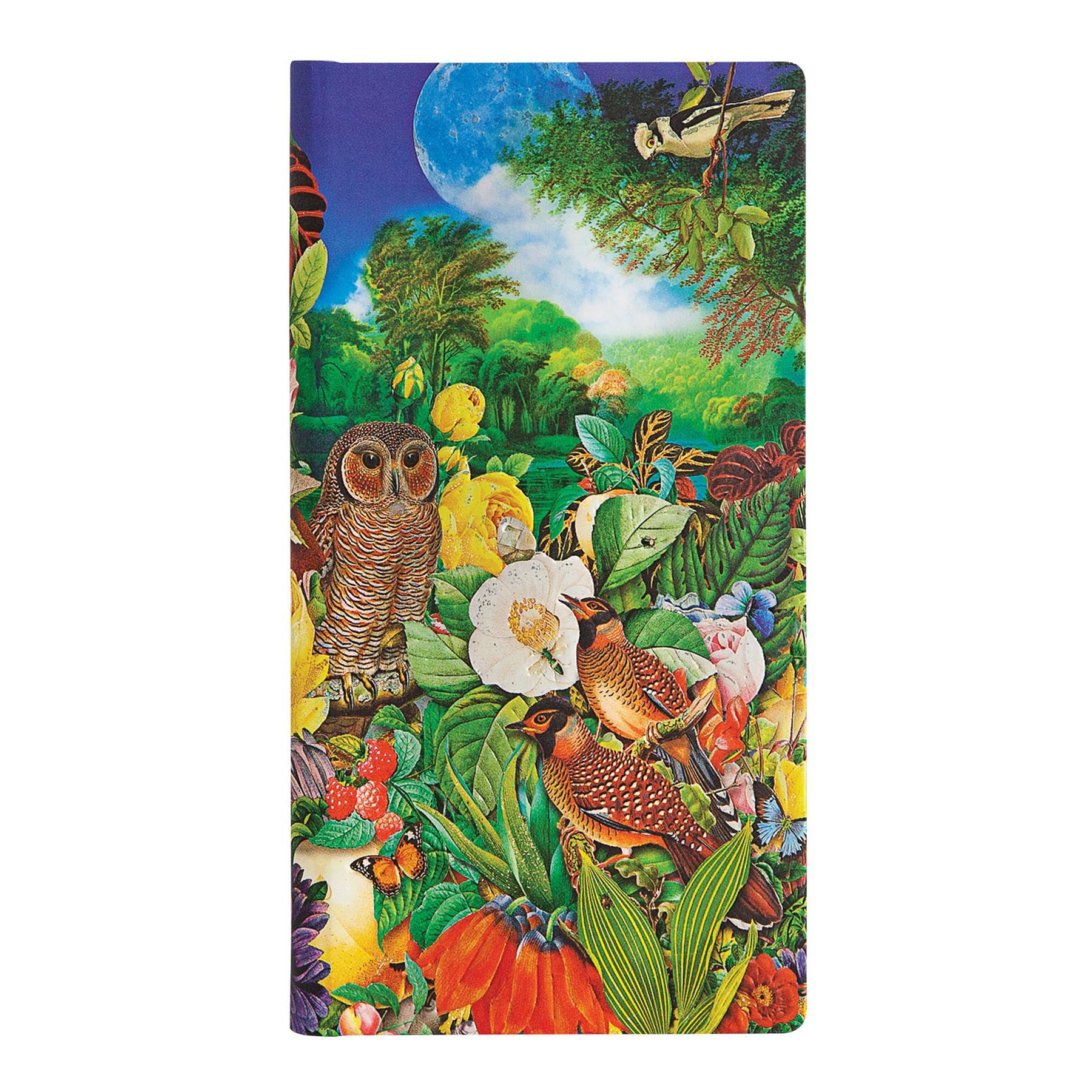 Paperblanks Notebook Moon Garden, Slim, 88 sheets