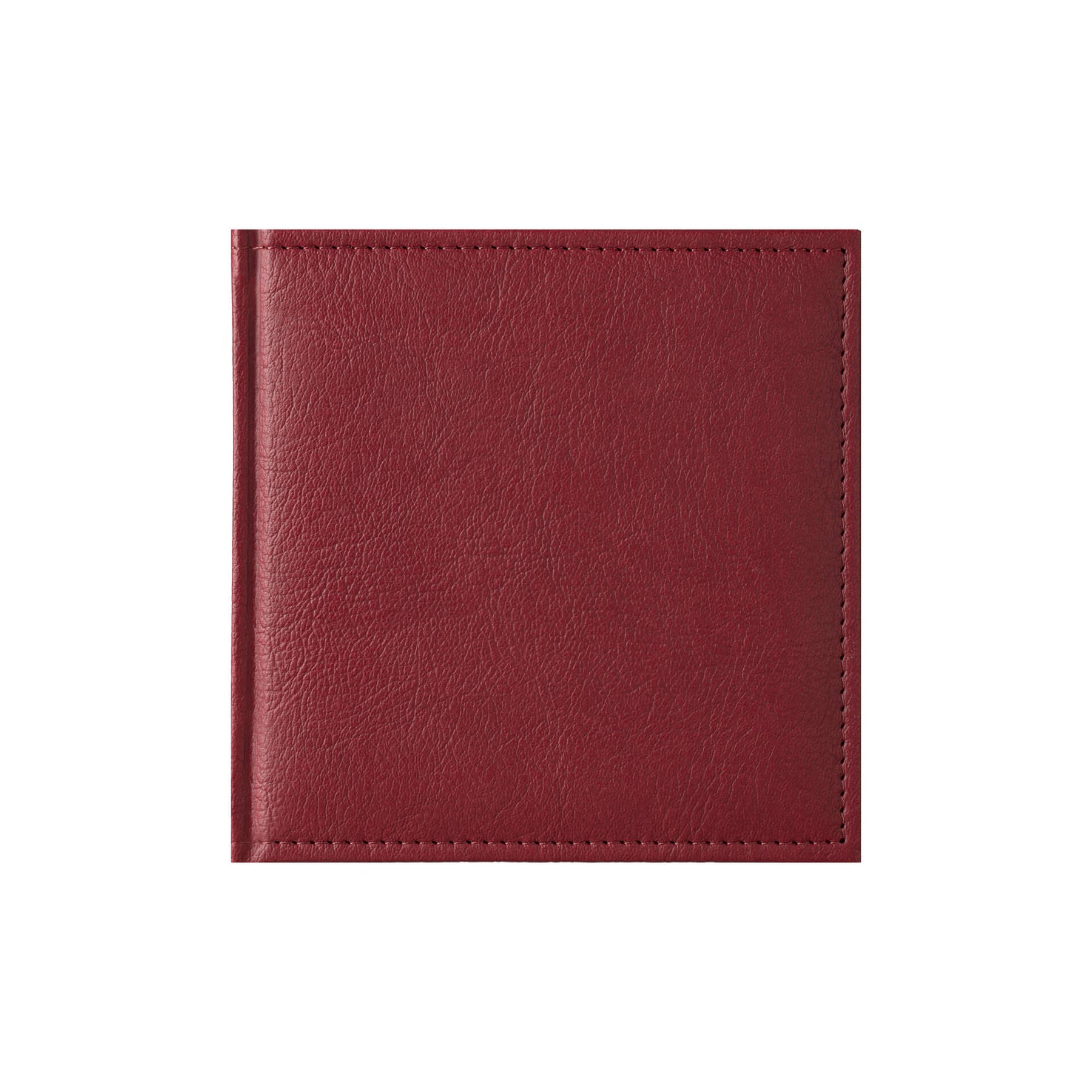 Planner Vega, undated, 16 x 16 cm, burgundy