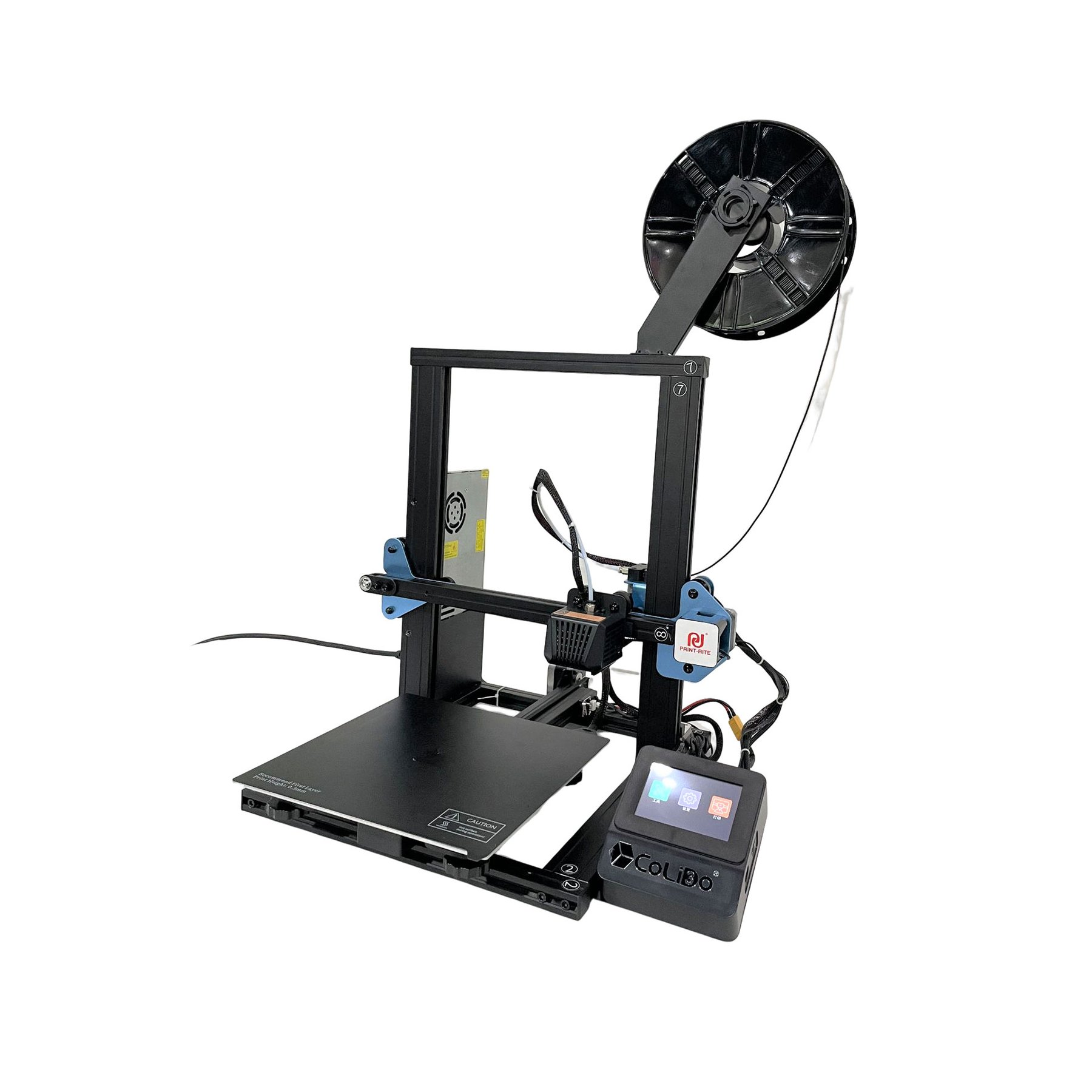 Printer Colido 3D Diy 3.0, black, diameter of filament 1.75 mm, diameter of nozzle 0.4 mm, USB/SD Card