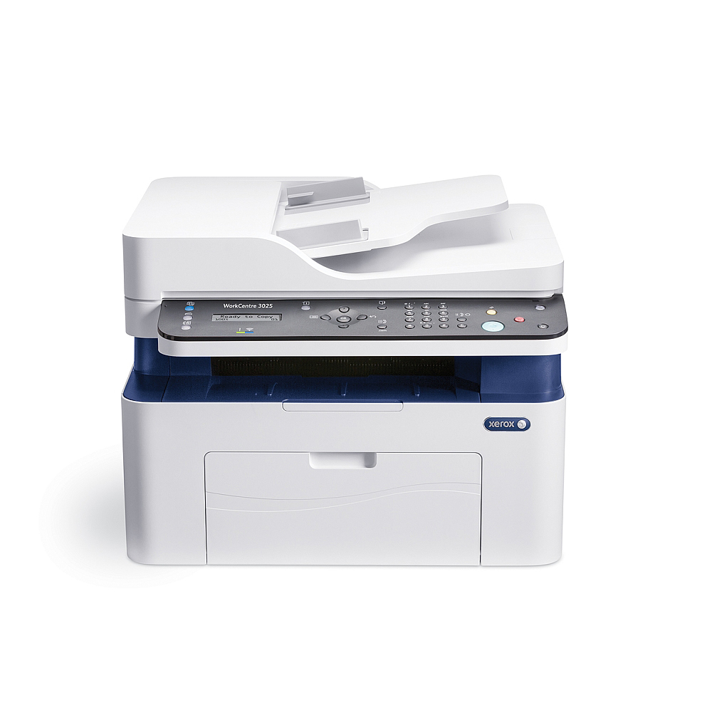 Laser printer Xerox WC3025N, 3 in 1, networked
