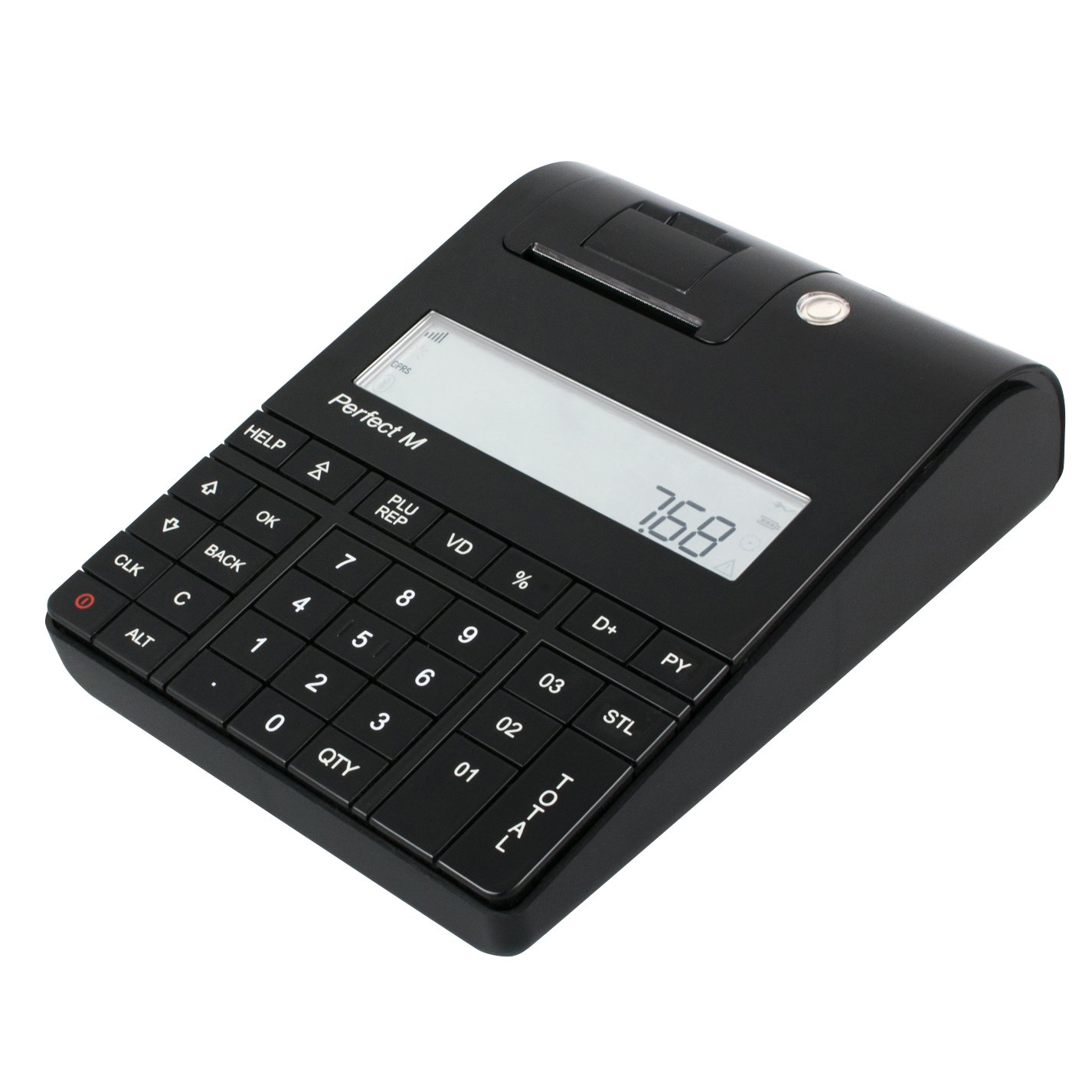 Cash register Daisy Perfect M 01, black, 30000 programmable article, 58 department, for 20 operator