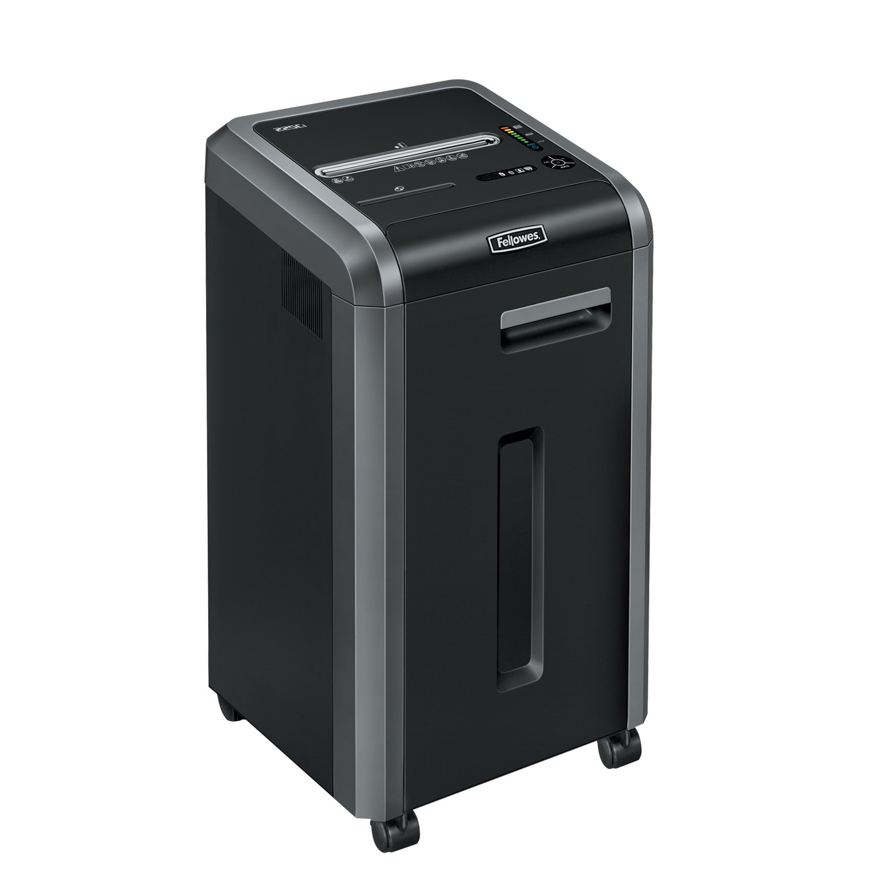 Shredder for destruction of documents Fellowes Powershred 225Ci, 100% Jam Proof, Cross-Cut, 60 L, P-4, for 3-5 users