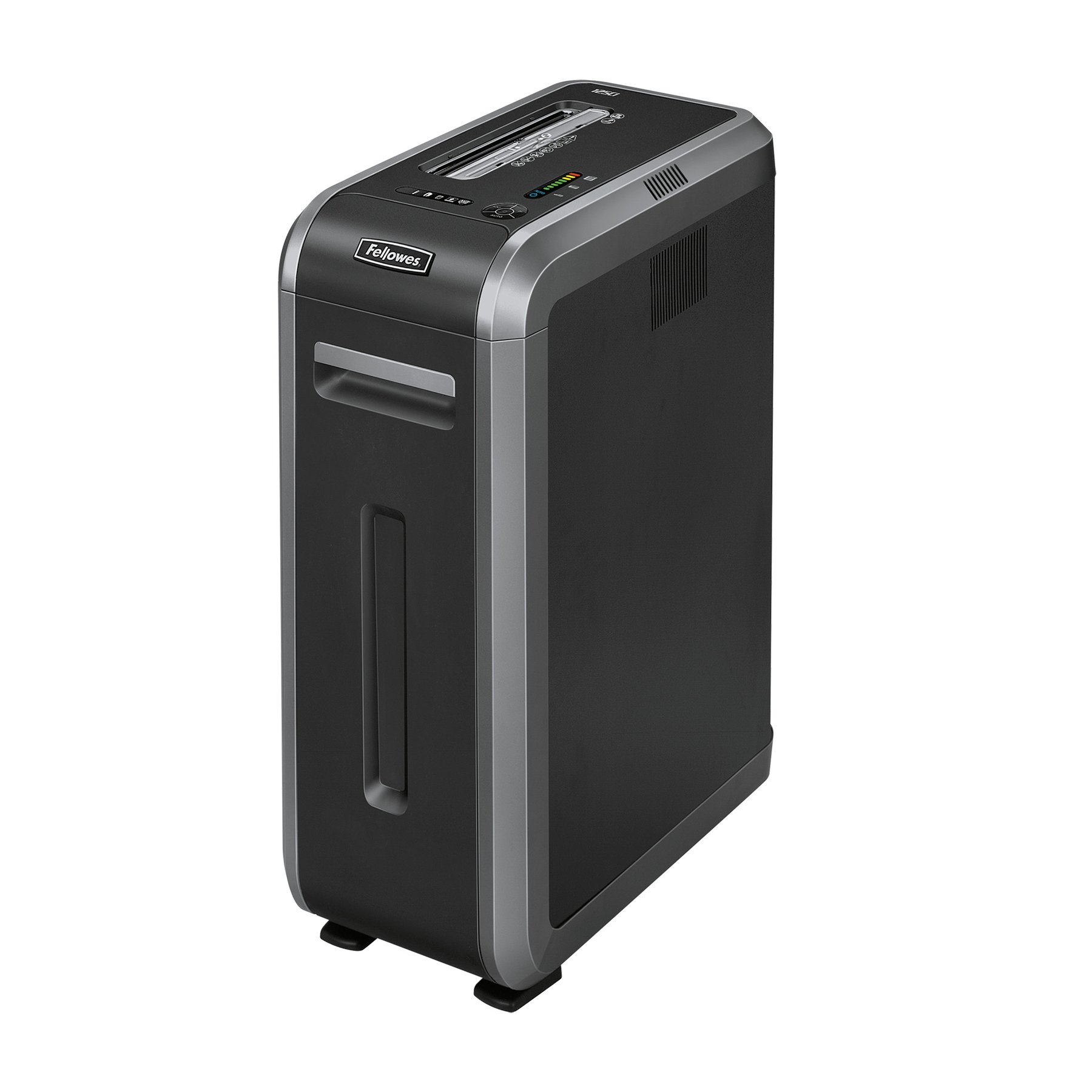 Shredder for destruction of documents Fellowes Powershred 125Ci, 100% Jam Proof, Cross-Cut, 53 L, P-4, noise level 63 dB