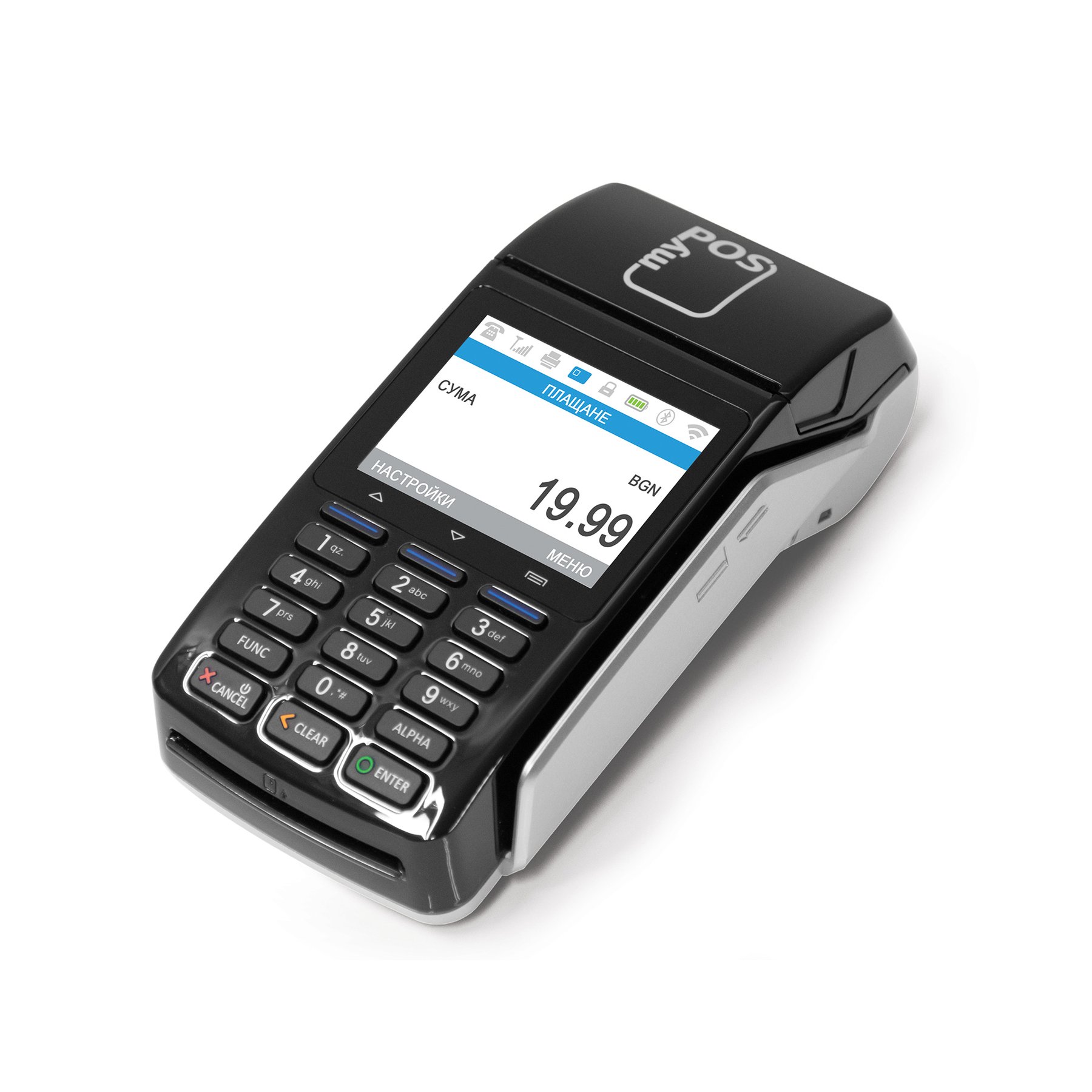 Pos terminal myPos Combo, 3G, Bluetooth, Wi-Fi, NFC, power 9 V