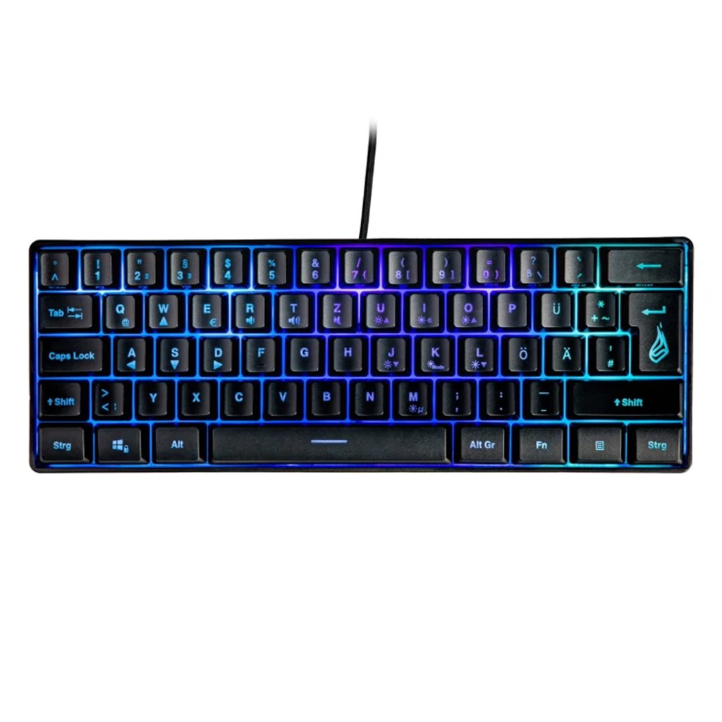 Keyboard SureFire Kingpin X1, with cable 1.8 m, gaming, USB Type-A, 61 buttons