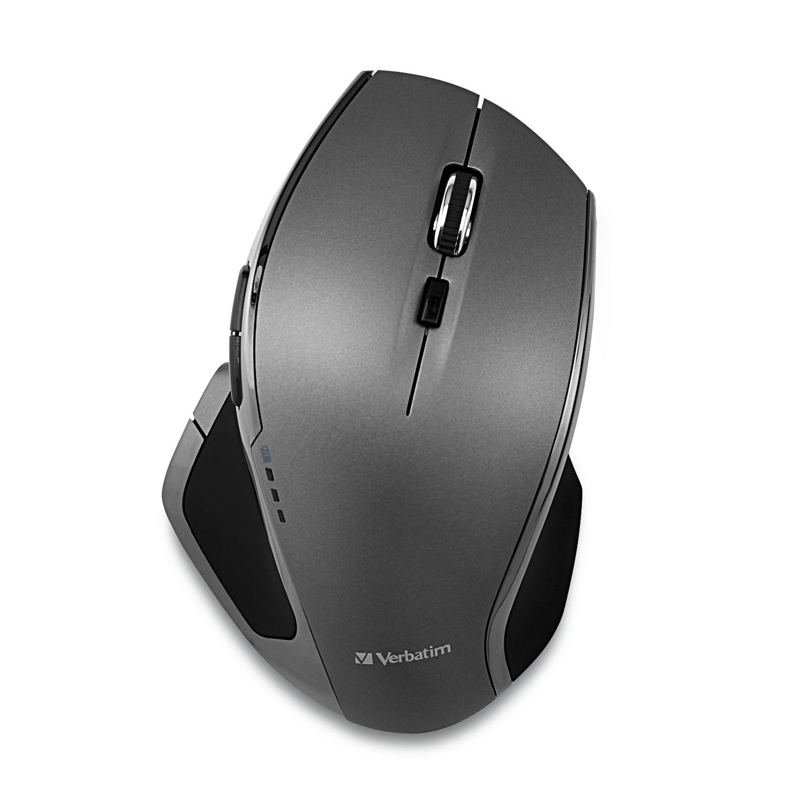 Mouse Verbatim Blue Led, ergonomic, wireless, 8 buttons, USB