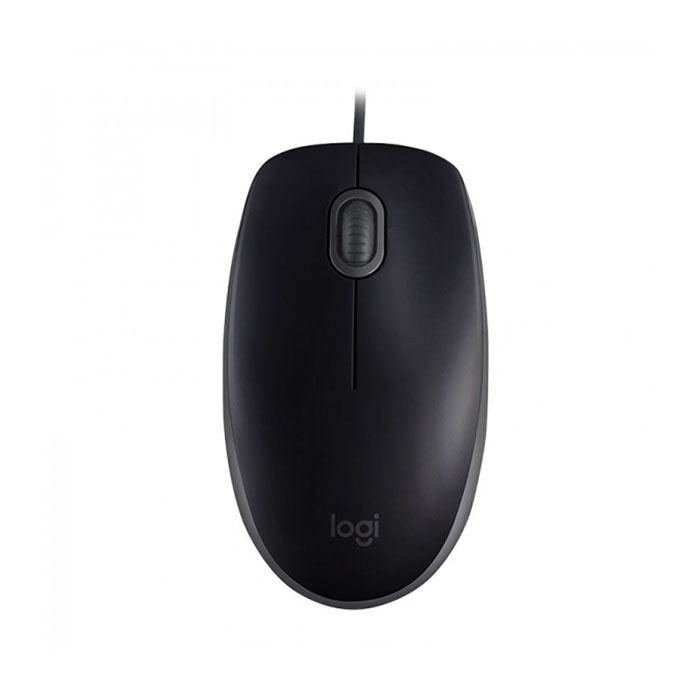 Mouse Logitech B110, optical, silent, USB, 3 buttons, black