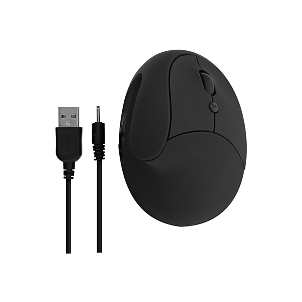 Mouse TNB Mini, wireless, ergonomic, with rechargeable battery, USB-A, 6 buttons