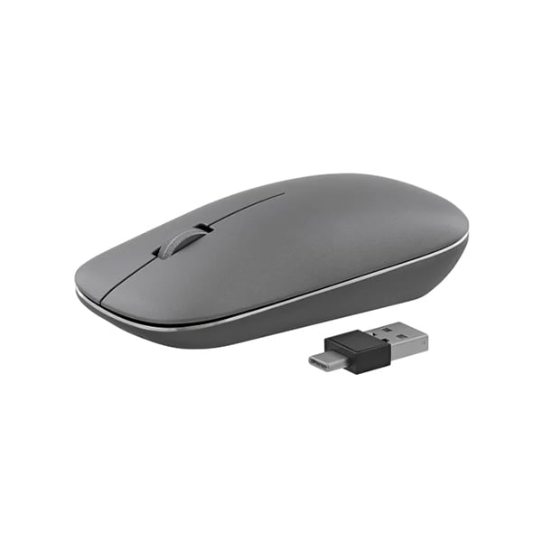 Mouse TNB iClick, Bluetooth, 3 buttons, 1600 dpi, USB, gray