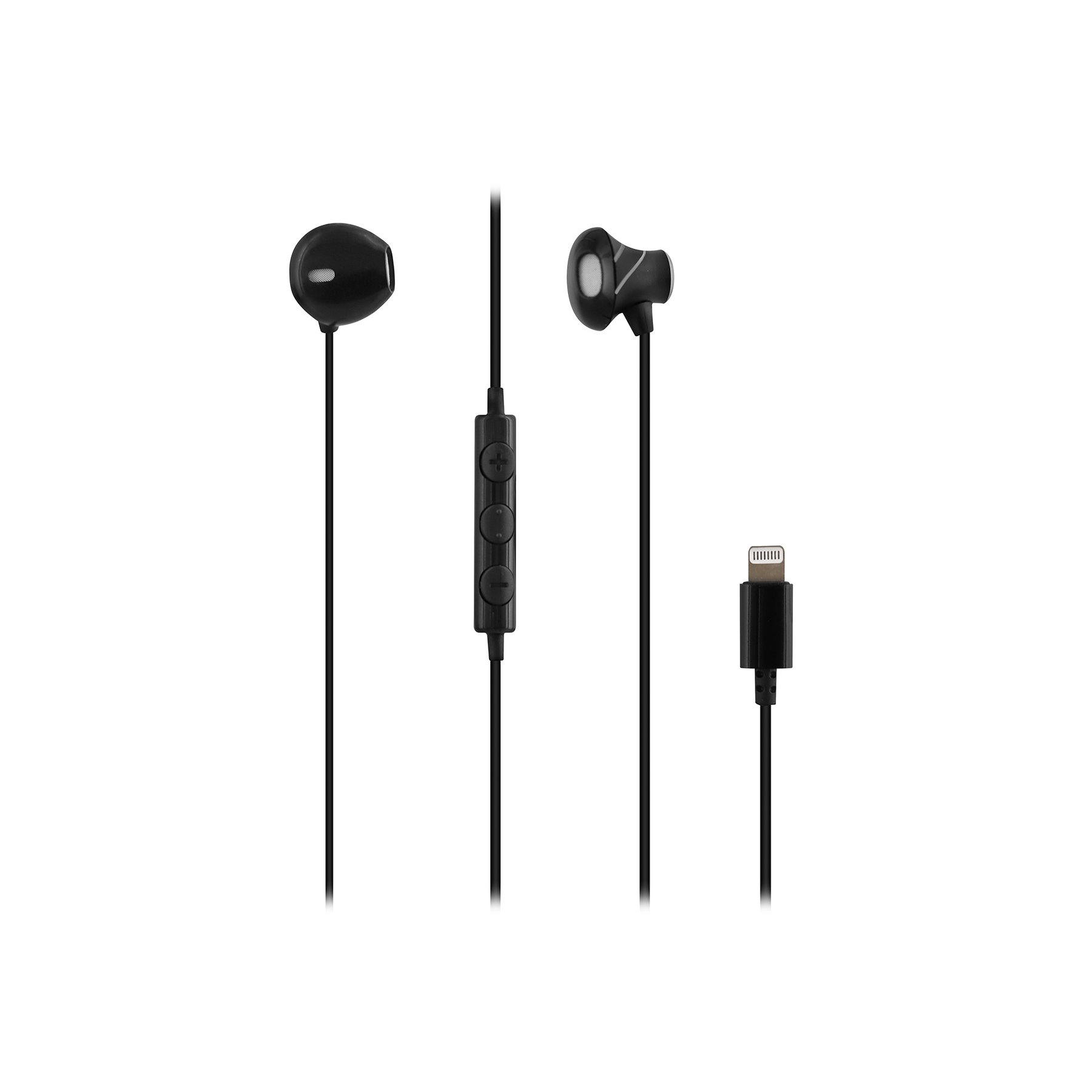 Headphones TNB Curv In Ear, Lightning, 103 dB, 1.2 m cable, black