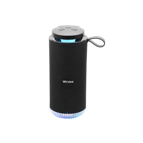 Speaker Wesdar K219, portable, Bluetooth, 1200 mAh, 85 dB, black