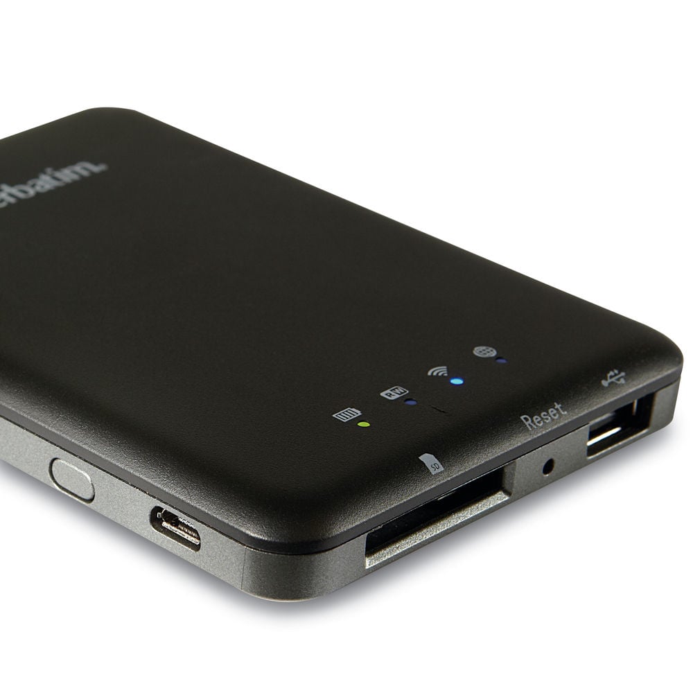 Verbatim Media share, with 1 USB, and SD card
