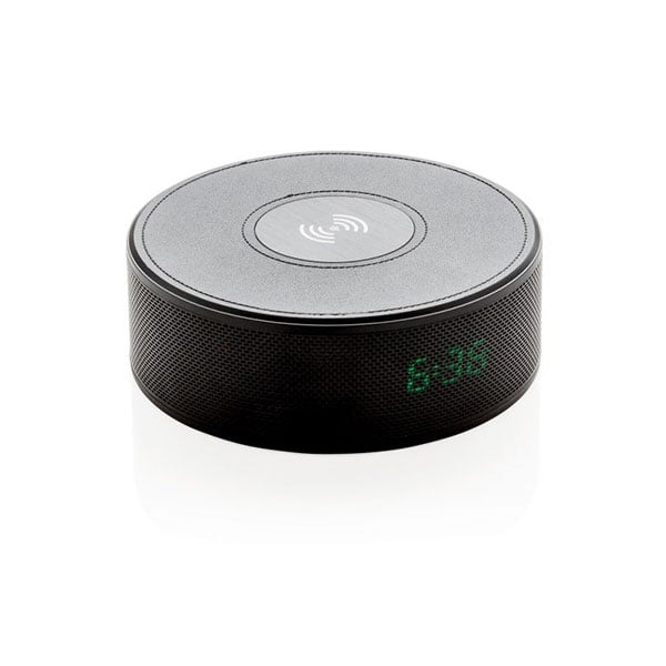 Wireless charger XD, with clock and speaker, AUX