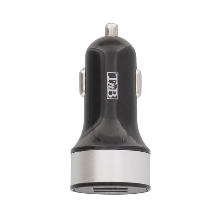 Зарядно устройство TNB, за автомобилна запалка, двойно, 4.8 Ah, USB