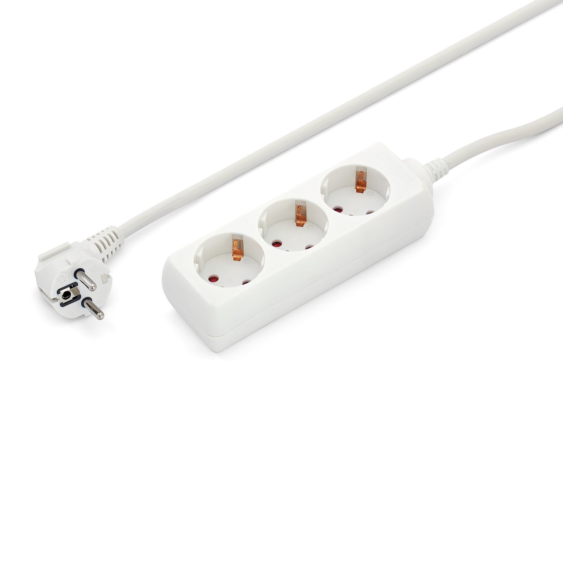 Power strip, 3 sockets, 1.5 m cable