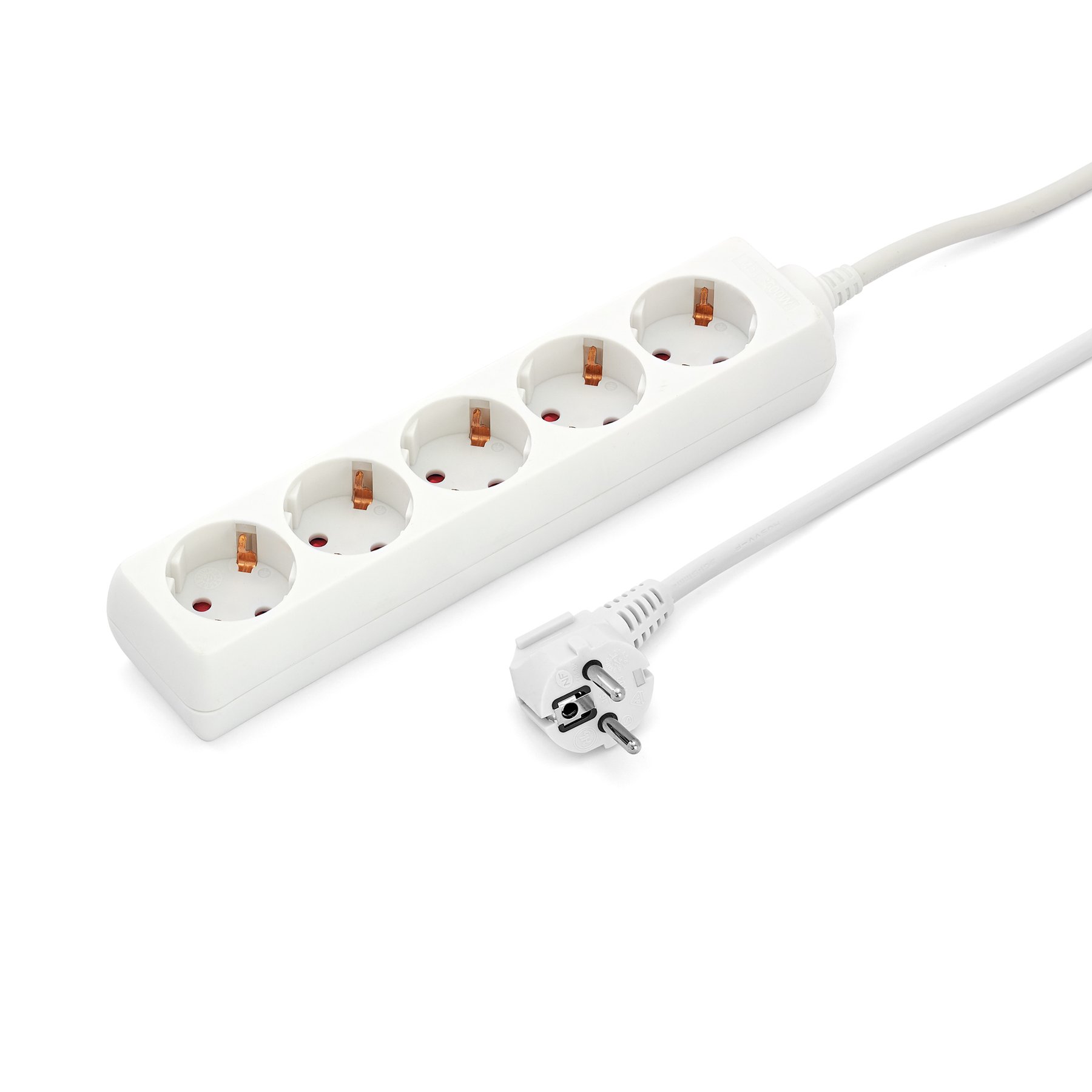 Power strip, 5 sockets, 1.5 m cable