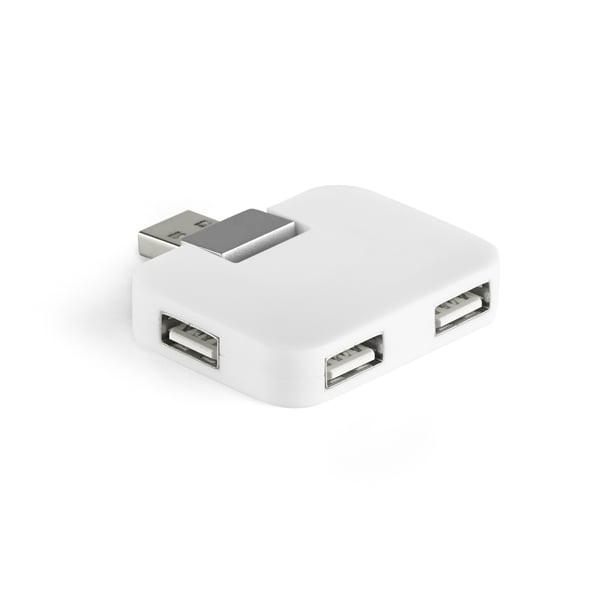 Hi!dea USB hub, 4 ports, white