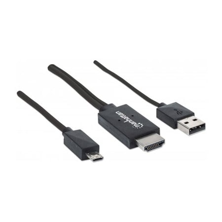 Cable Manhattan, VGA/USB to HDMI Female