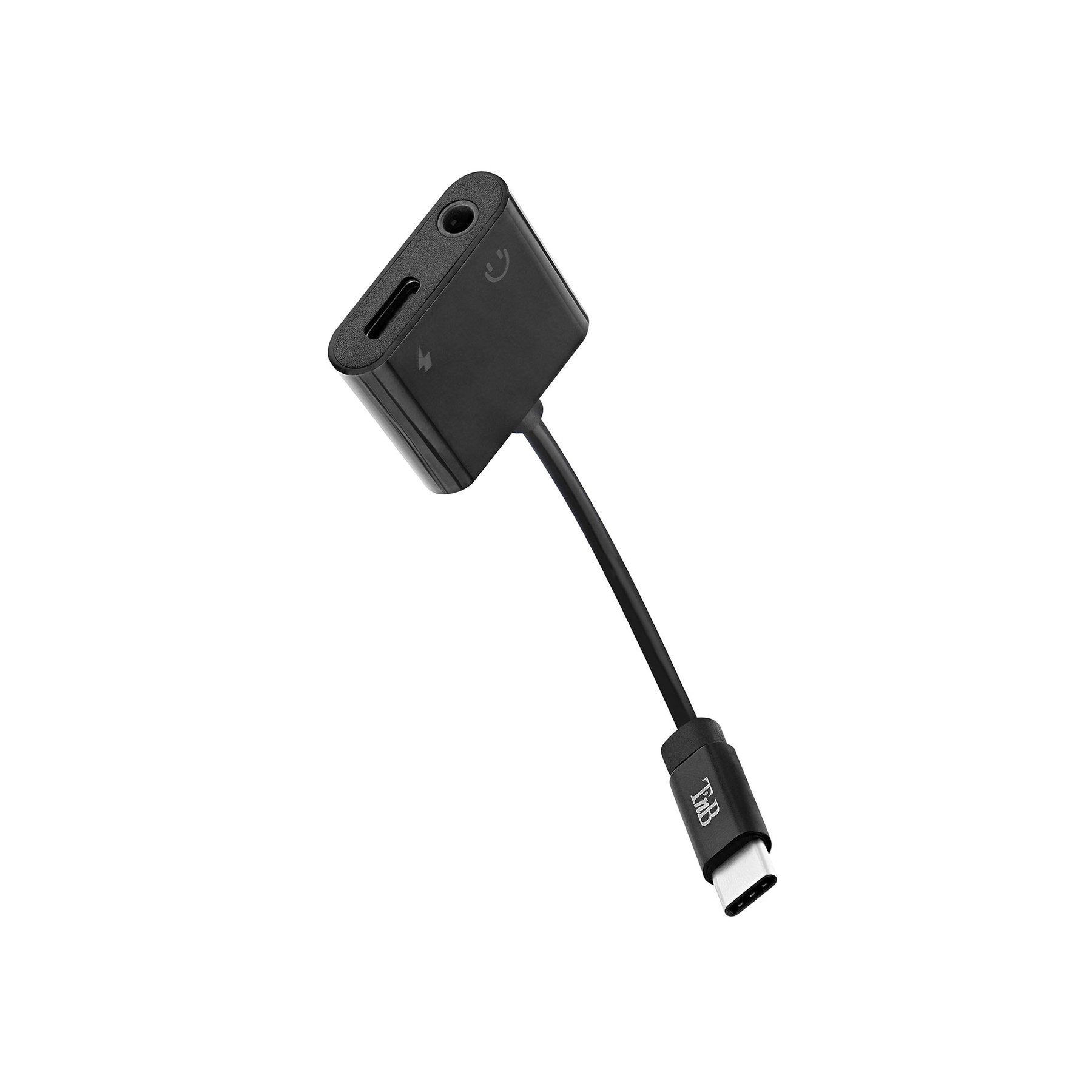 Adapter TNB, 4 port, USB Type-C to 3.5 mm jack, black