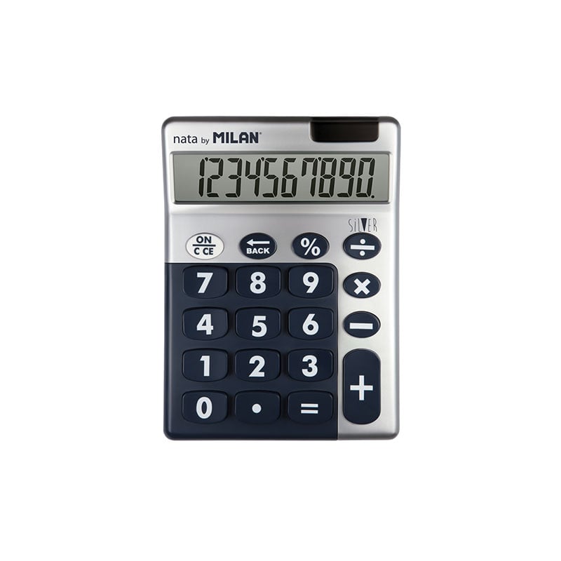 Calculator Milan Silver, 10-digit, color assorted