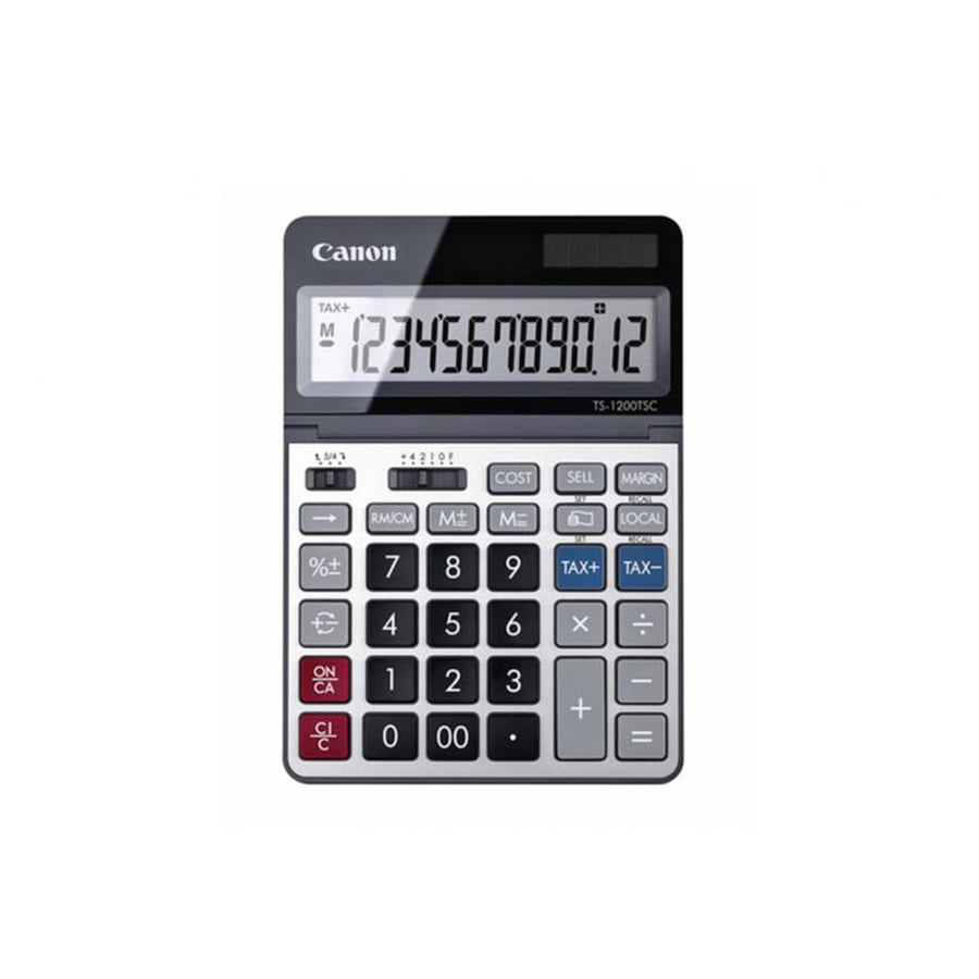 Desktop calculator Canon TS-1200TSCDBL, 12-digit, gray