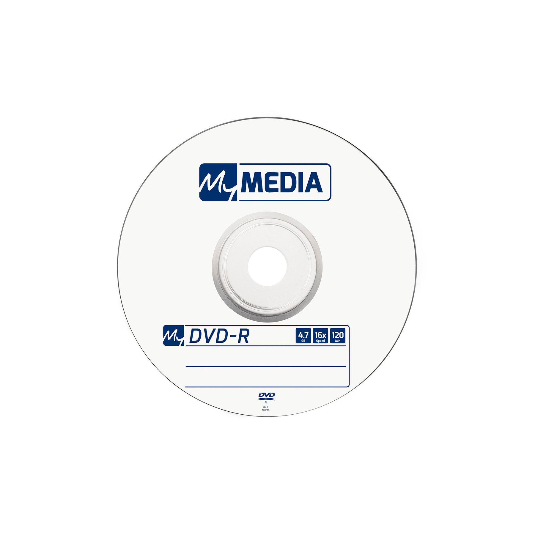 DVD-R My Media, 4.7 GB, 16x, 50 counts, foiled