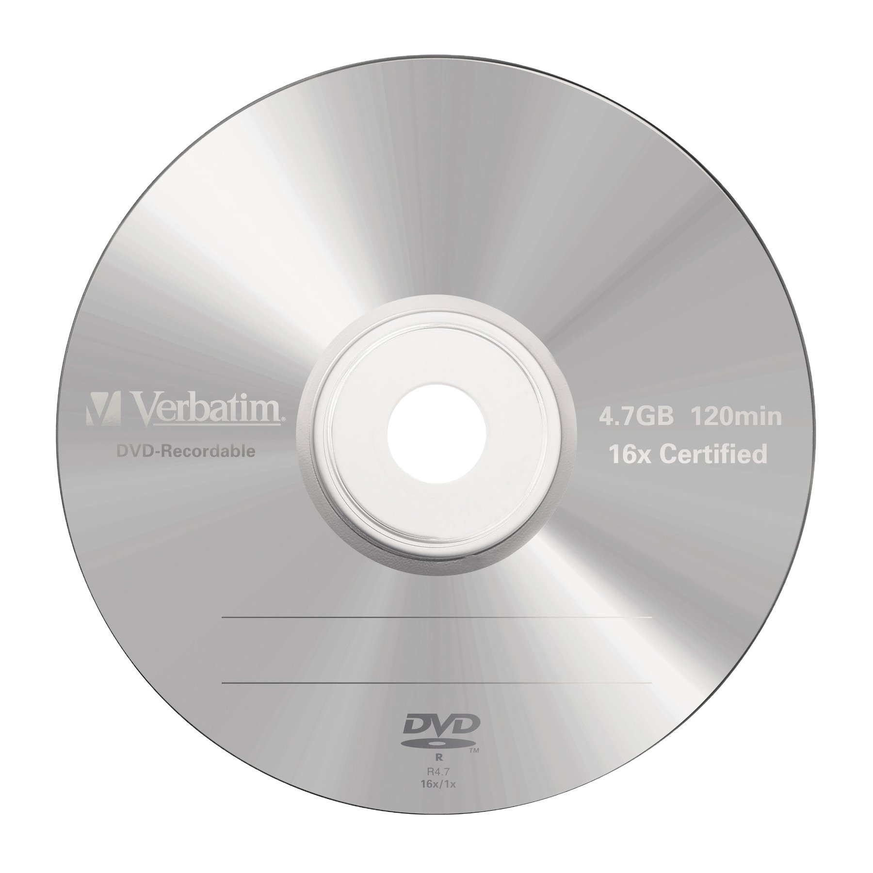 DVD-R Verbatim, 4.7 GB, 16x, AZO coating, in box