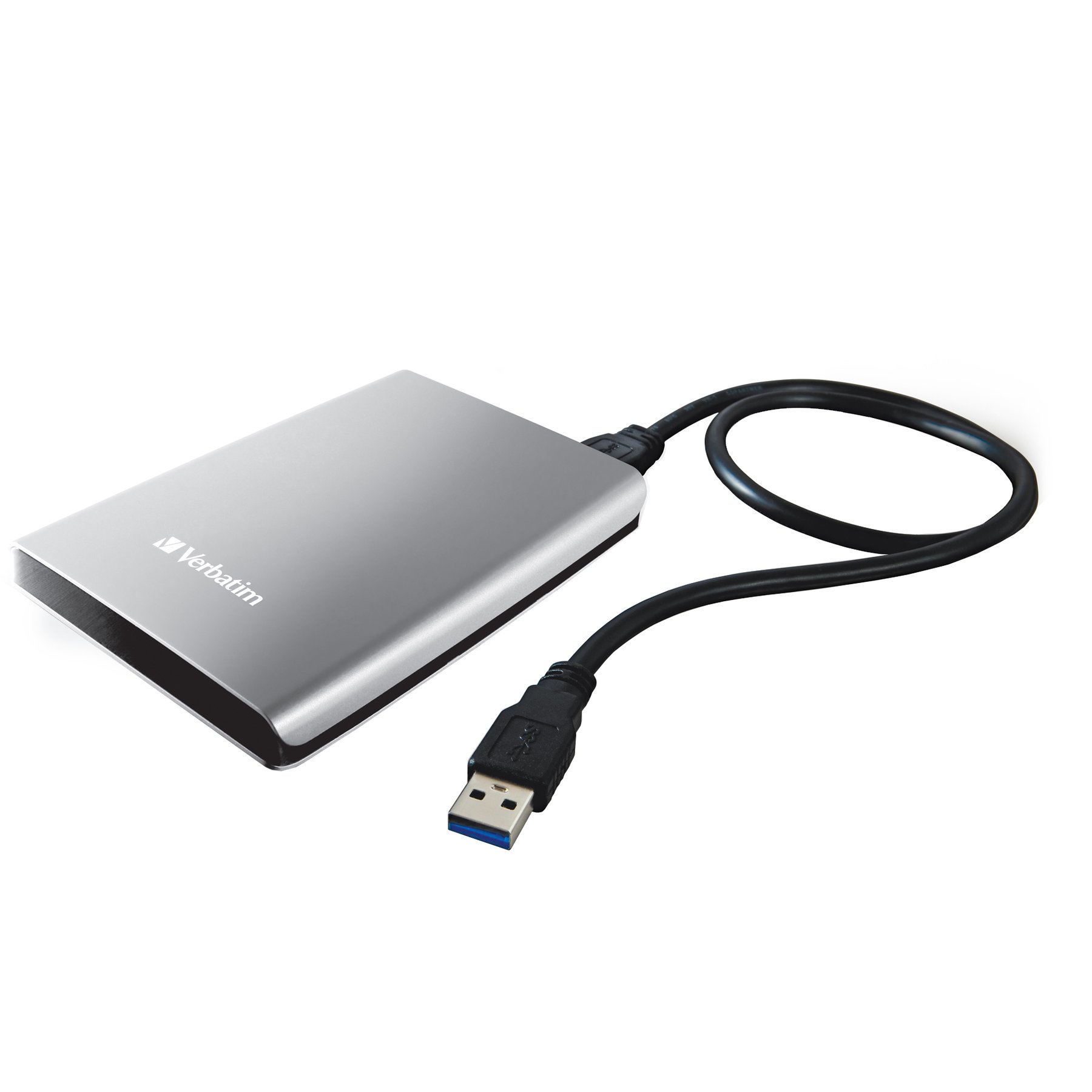 External HDD hard disk Verbatim, 2.5'', USB 3.0, 1 TB, silver