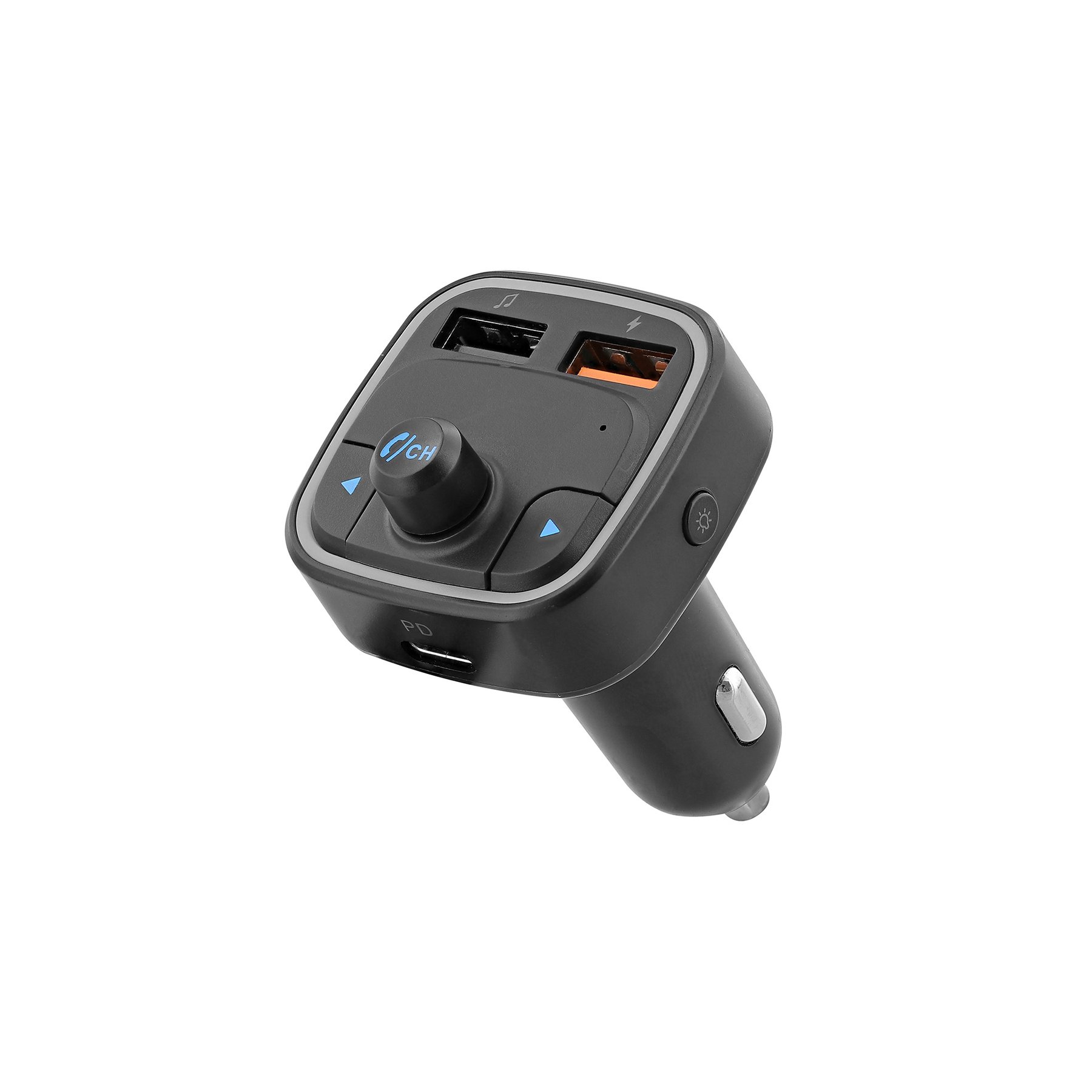 Transmitter for car TNB, 3.5 mm jack, with Hands Free, gray