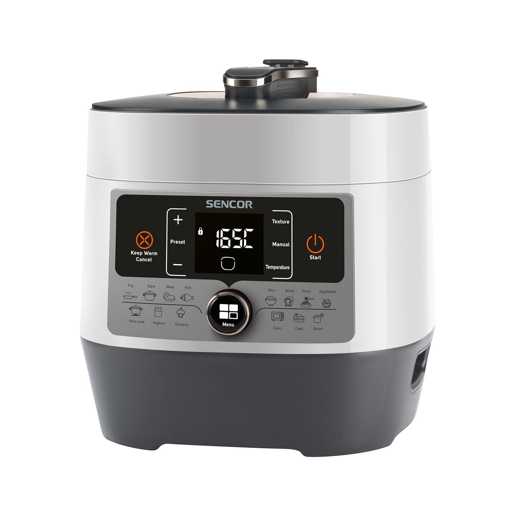 Multicooker Sencor SPR 3600WH, under pressure, with 14 programs, 5.5 L, 1000 W, 220V
