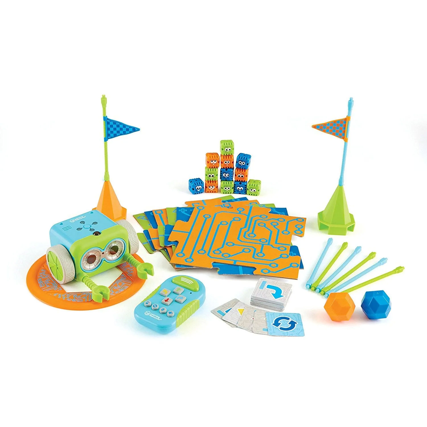 Robot for programming Learning Resources Botley 2.0, with 77 accessories, 1 sensor, batteries AAA