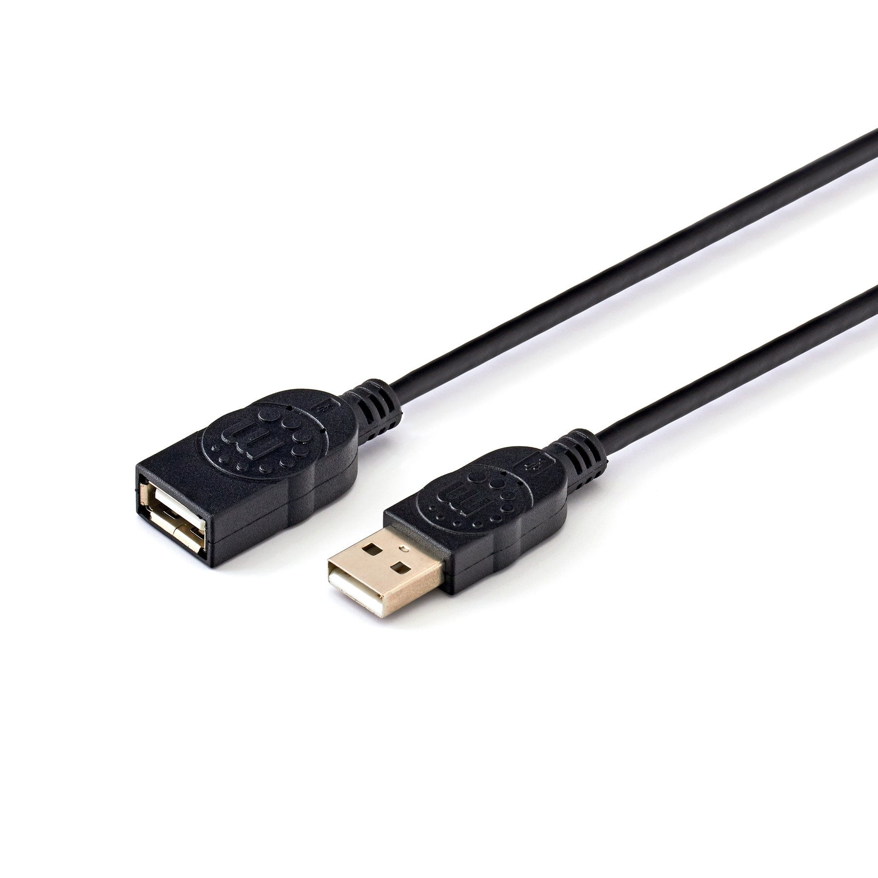 Cable Manhattan, extension, USB 2.0 A Male/USB 2.0 A Female, 1.8 m, male USB a