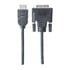 Преходник Manhattan HDMI MALE към DVI-D 24+1 MALE, 1.8 m