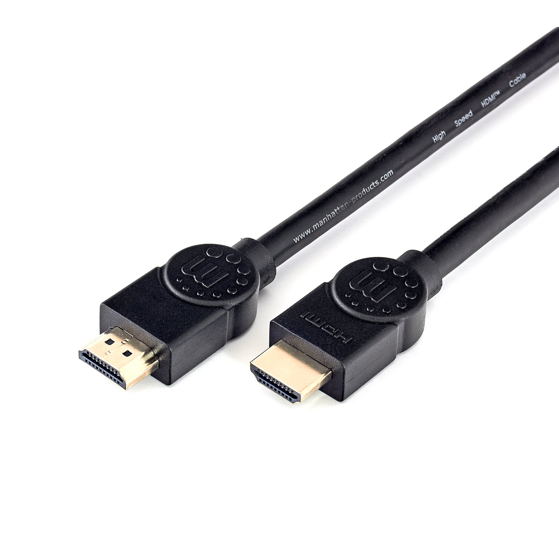 Cable Manhattan, HDMI Male/HDMI Male, with Ethernet, 2 m, Micro HDMI