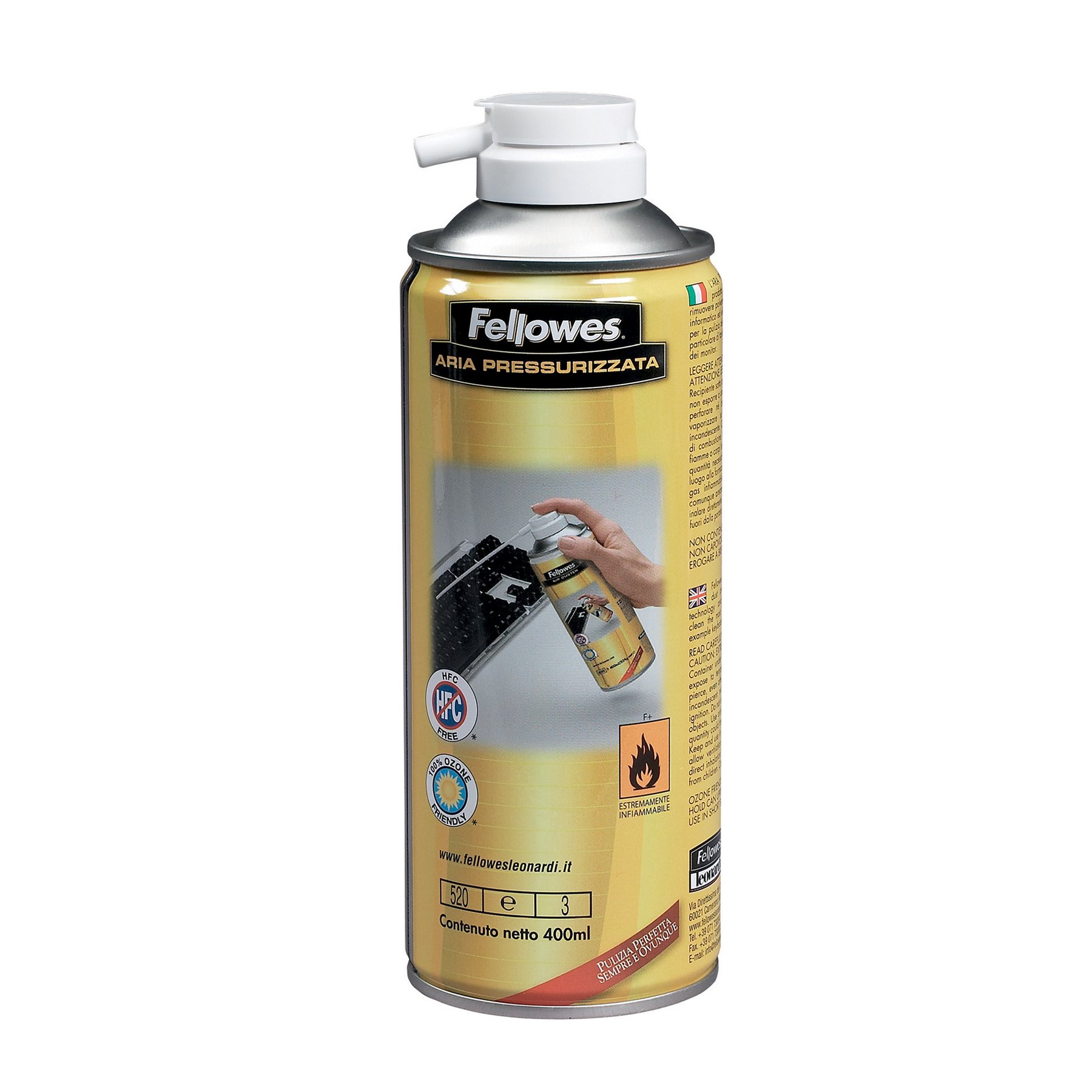 Air under pressure Fellowes, for cleaning of hard-to-reach places, 400 ml