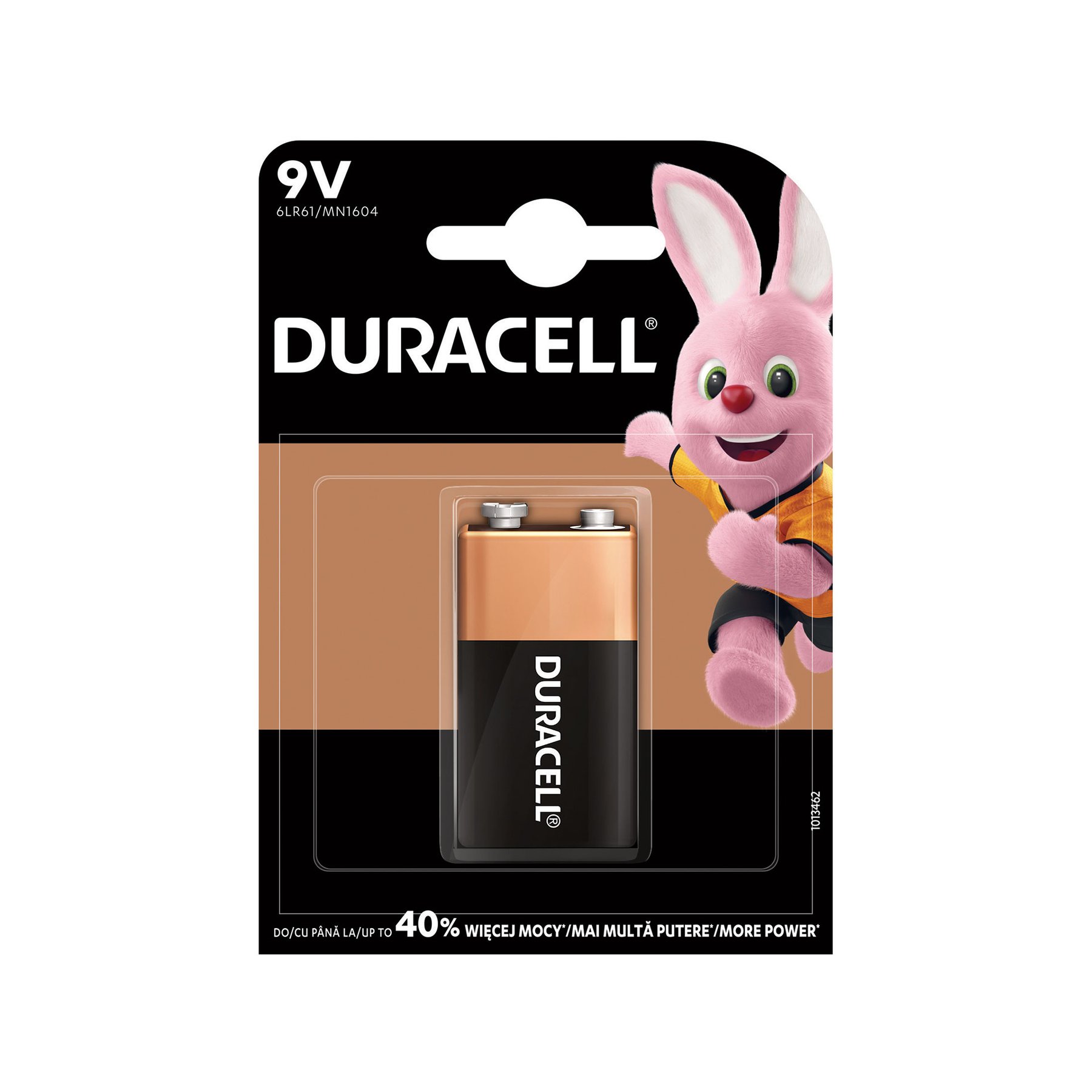 Alkaline battery Duracell, 6LR61, 9 V, AAA