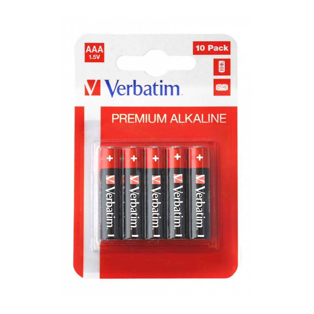 Alkaline battery Verbatim, AAA, LR3, 10 count, 1.5 V