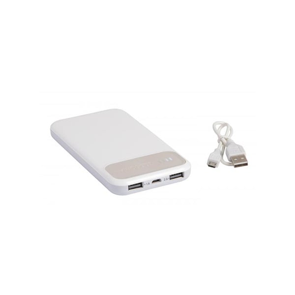TOPS Power Bank Silicon Valley, 10,000 mAh, gray-white