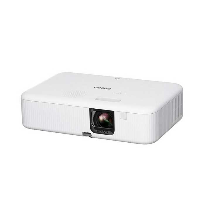 Projector Epson CO-FH02, 3LCD, FullHD, 3000 lm, HDMI, USB, 16:9, UHE 188 Watt, HDMI, noise level 37 dB, 2.6 kg, white