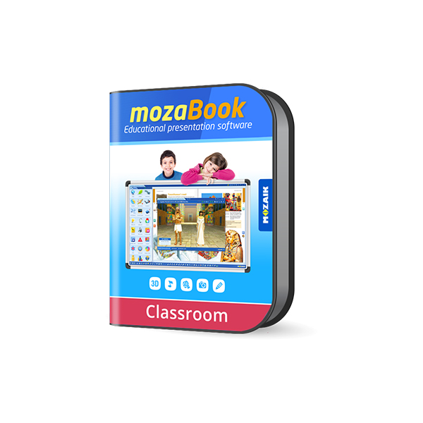 Software for interactive board MozaBook Classroom, educational, Windows