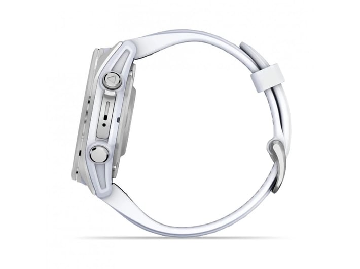 Смарт часовник Garmin Fenix 8, 1.3'', 43 mm, сребристо-бял