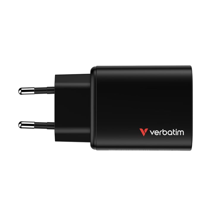 Адаптер Verbatim Essentials Gang, 2хUSB Type-C, 1xUSB Type-A, 60 W