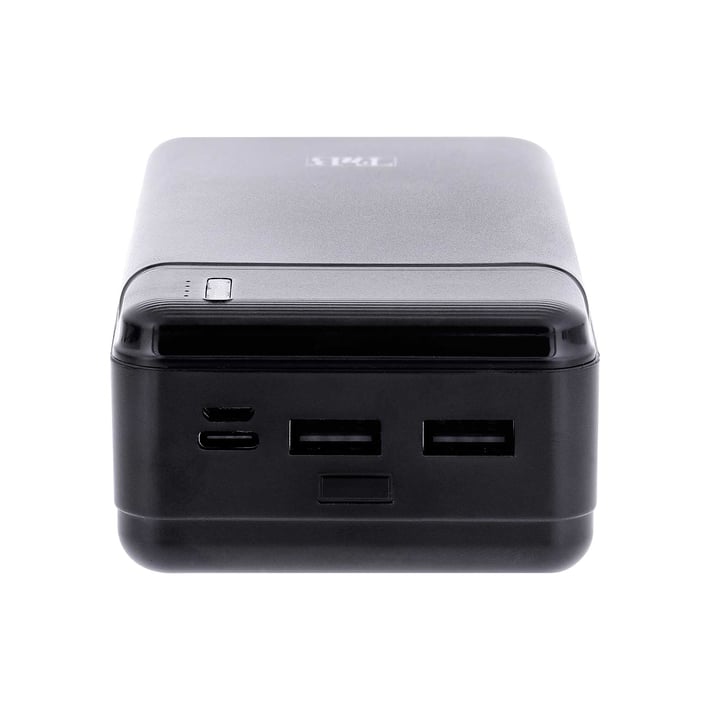 Външна батерия TNB, 30 000 mAh, Micro USB, черна