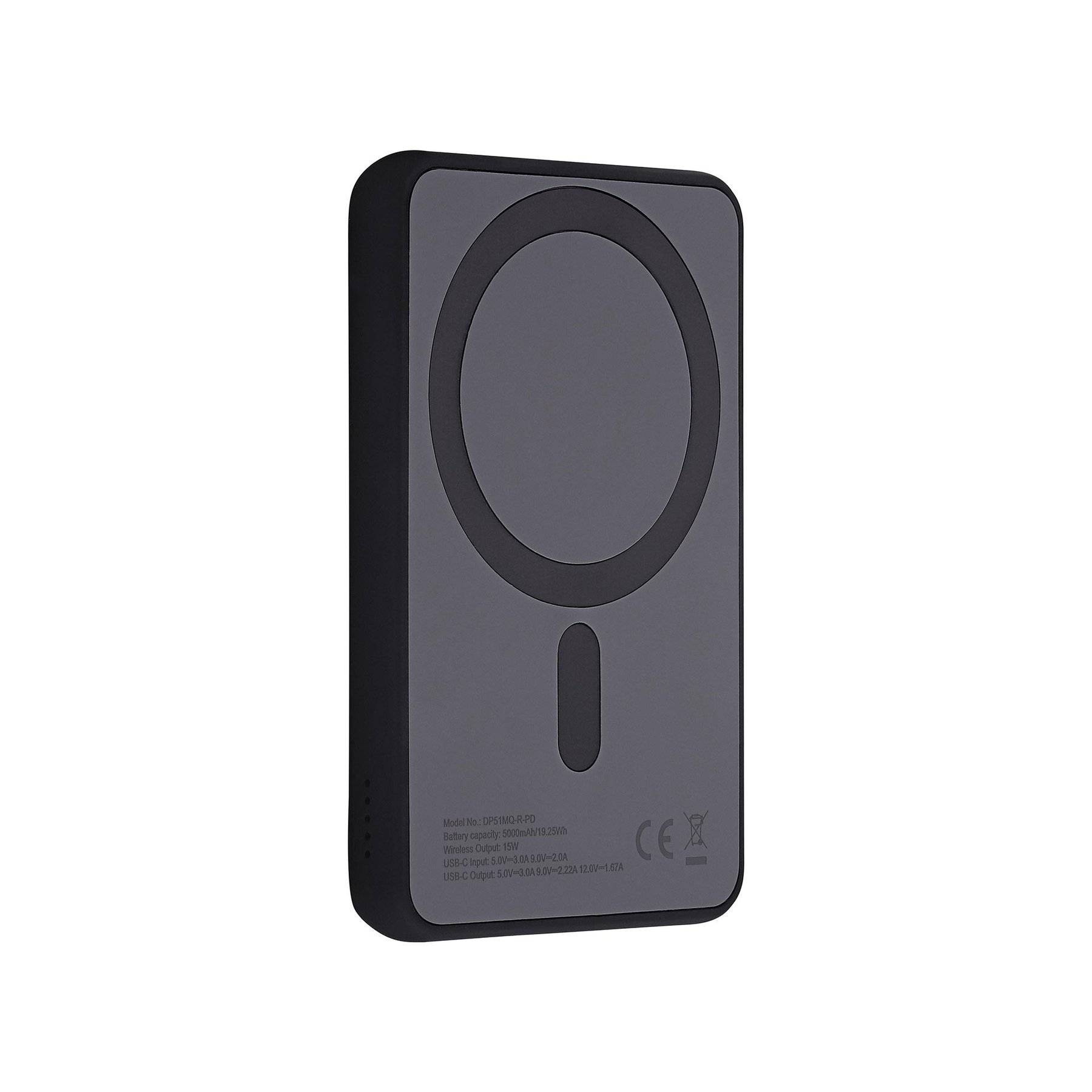 External battery TNB Magsafe, 5000 mAh, 20 W, USB Type-C, black