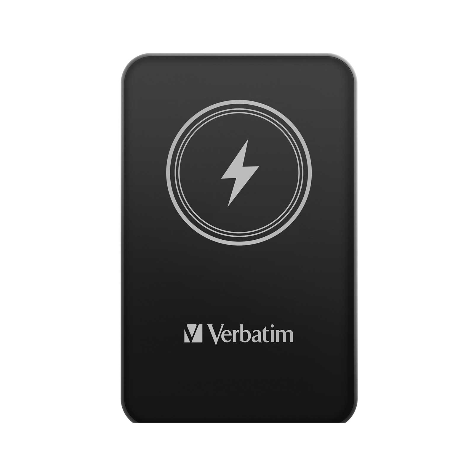 External battery Verbatim Charge 'n' Go, magnetic, 5000 mAh, USB Type-C, black