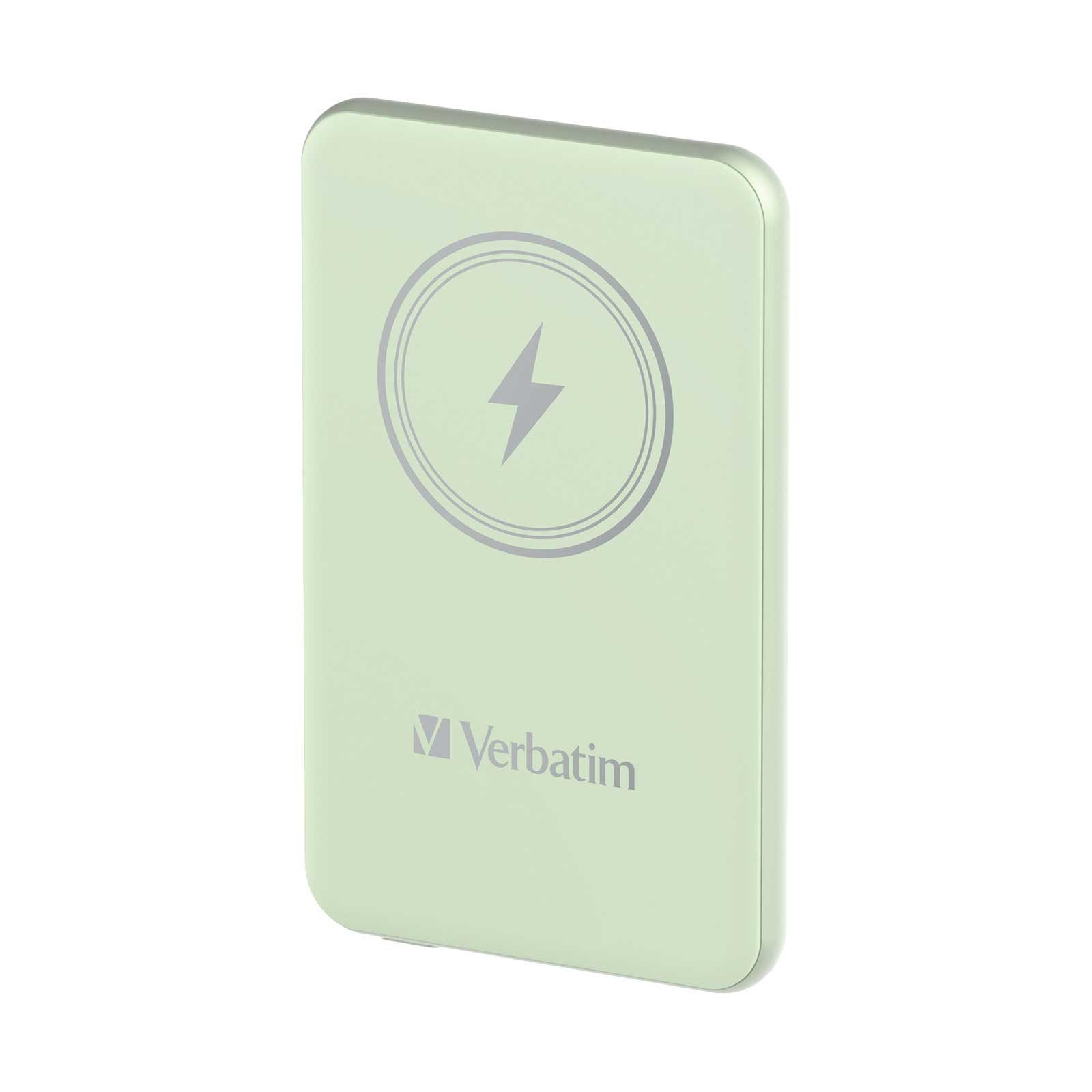 External battery Verbatim Charge 'n' Go, magnetic, 5000 mAh, USB Type-C, green