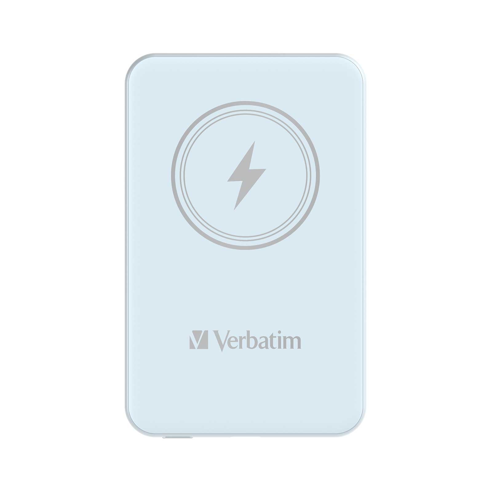 External battery Verbatim Charge 'n' Go, magnetic, 5000 mAh, USB Type-C, blue